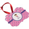 Pink Pirate Christmas Ornament