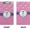Pink Pirate Clipboard (Legal) (Front + Back)