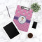 Pink Pirate Clipboard - Lifestyle Photo