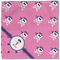 Pink Pirate Cloth Napkins - Personalized Lunch (Single Full Open)