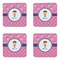 Pink Pirate Coaster Set - APPROVAL