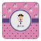 Pink Pirate Coaster Set - FRONT (one)