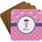 Pink Pirate Coaster Set (Personalized)