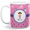 Pink Pirate Coffee Mug - 11 oz - Full- White