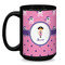 Pink Pirate Coffee Mug - 15 oz - Black