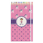 Pink Pirate Colored Pencils (Personalized)