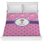 Pink Pirate Comforter - Full / Queen (Personalized)