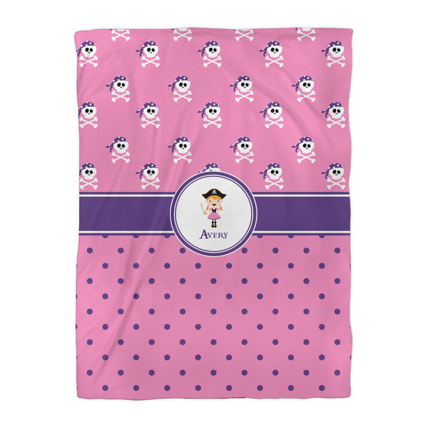 Pink Pirate Comforter - Twin XL - Front