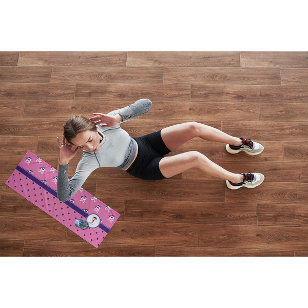 Pink Pirate Cooling Towel- Lifestyle