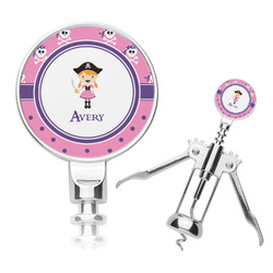 Pink Pirate Corkscrew (Personalized)