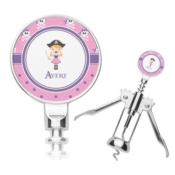 Custom Pink Pirate Corkscrew (Personalized)