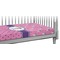Pink Pirate Crib 45 degree angle - Fitted Sheet