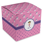 Pink Pirate Cube Favor Gift Boxes (Personalized)