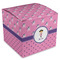 Pink Pirate Cube Favor Gift Box - Front/Main