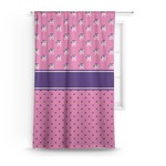 Pink Pirate Curtain - 50"x84" Panel