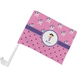 Pink Pirate Car Flag - Small w/ Name or Text