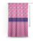 Pink Pirate Custom Curtain With Window and Rod