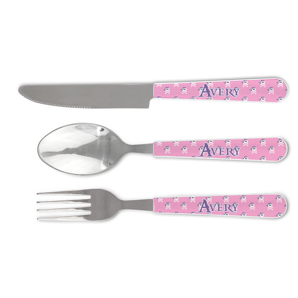 Custom Pink Pirate Cutlery Set (Personalized)