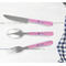 Pink Pirate Cutlery Set - w/ PLATE