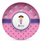 Pink Pirate DecoPlate Oven and Microwave Safe Plate - Main