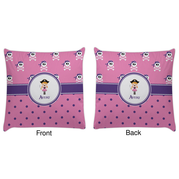 Pink Pirate Decorative Pillow Case - Approval