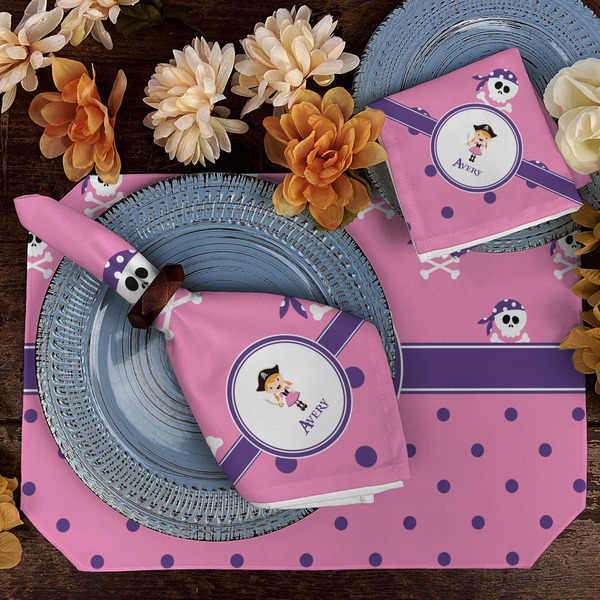 Pink Pirate Dining Set