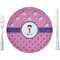 Pink Pirate 10" Glass Lunch / Dinner Plates - Single or Set (Personalized)