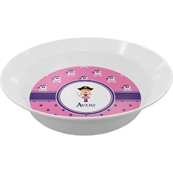 Pink Pirate Melamine Bowl (Personalized)