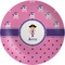 Pink Pirate Dinner Set - 4 Pc (Personalized)