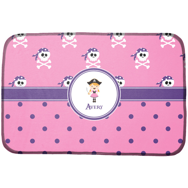 Custom Pink Pirate Dish Drying Mat (Personalized)