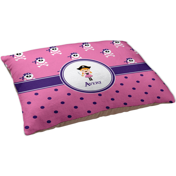 Pink Pirate Dog Bed - Large