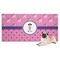 Pink Pirate Dog Towel