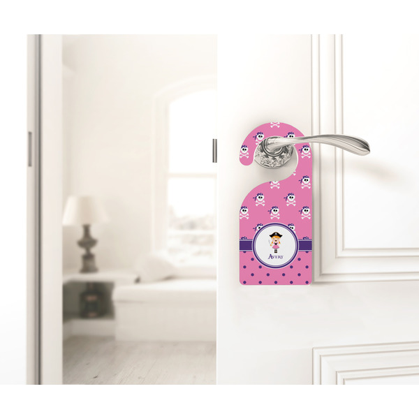 Pink Pirate Door Hanger - LIFESTYLE
