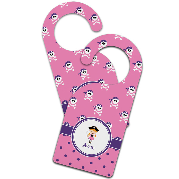 Pink Pirate Door Hanger - MAIN