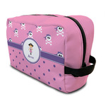 Pink Pirate Toiletry Bag / Dopp Kit (Personalized)