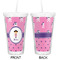 Pink Pirate Double Wall Tumbler with Straw - Approval