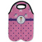Pink Pirate Double Wine Tote - Flat (new)