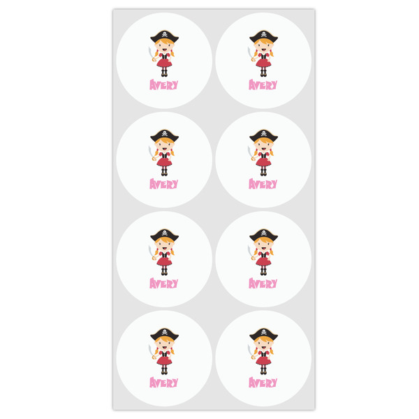 Pink Pirate Drink Topper - Medium - Set of 12