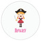 Pink Pirate Drink Topper - Small - Single