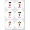 Pink Pirate Drink Topper - XLarge - Set of 6