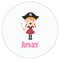 Pink Pirate Drink Topper - XLarge - Single