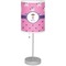 Pink Pirate Drum Lampshade with base included