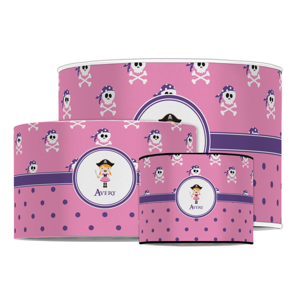 Pink Pirate Drum Lampshades - MAIN