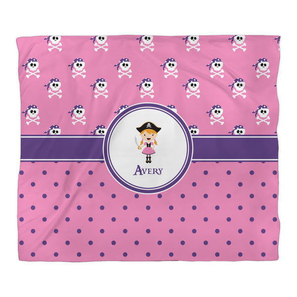 Pink Pirate Duvet Cover - King - Front