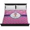Pink Pirate Duvet Cover - King - On Bed - No Prop