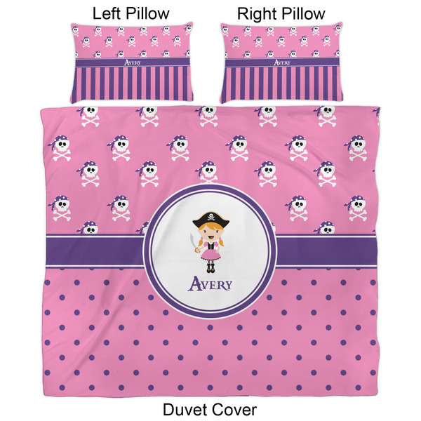 Pink Pirate Duvet Cover Set - King - Approval