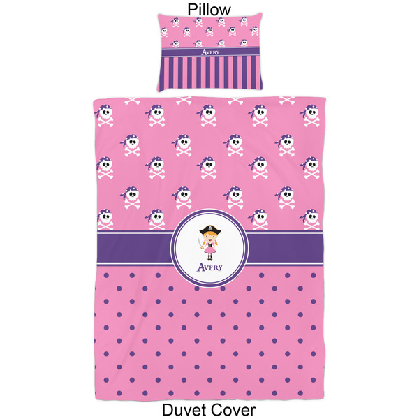 Pink Pirate Duvet Cover Set - Twin - Approval