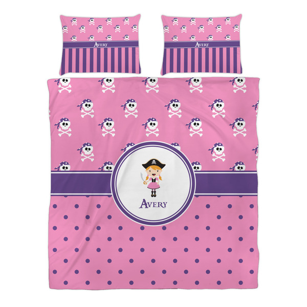 Pink Pirate Duvet cover Set - Queen - Alt Approval