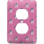 Pink Pirate Electric Outlet Plate
