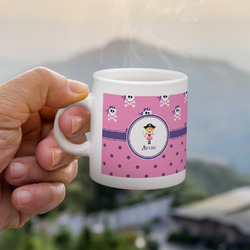 Pink Pirate Single Shot Espresso Cup - Single (Personalized)